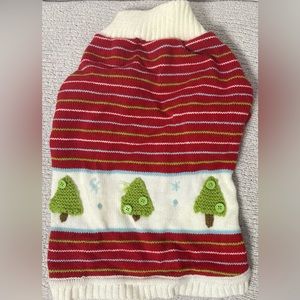 Holiday Trees Dog Sweater